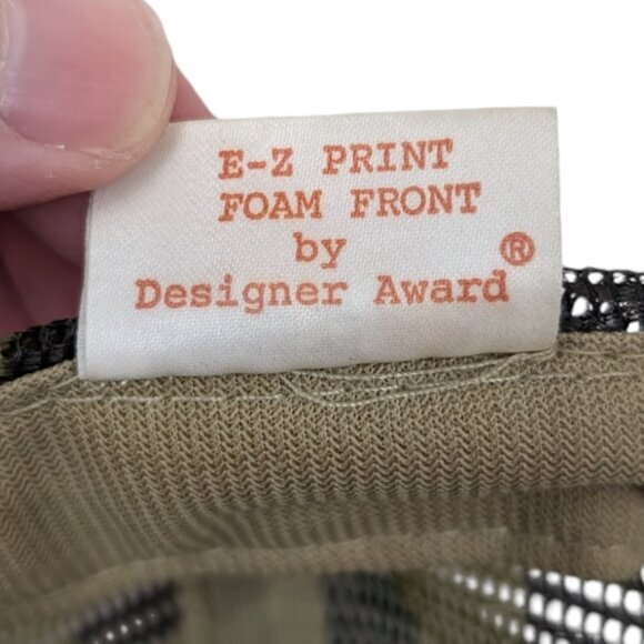 Vintage Aim For Profits Mesh Camo Hat Cap Trucker Adjustable *READ - Picture 9 of 11